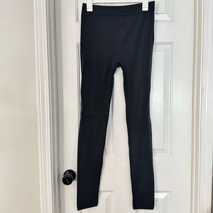 Pink Rose Fleece Lined Leggings